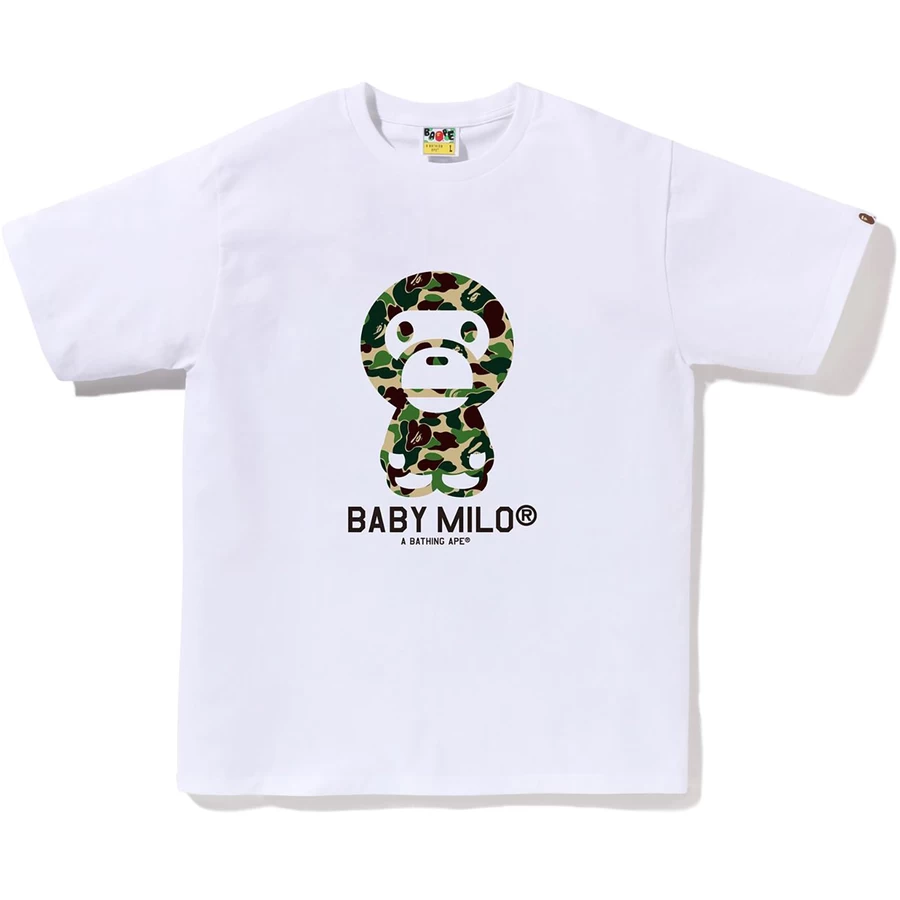 Bape ABC CAMO BABY MILO TEE MENS