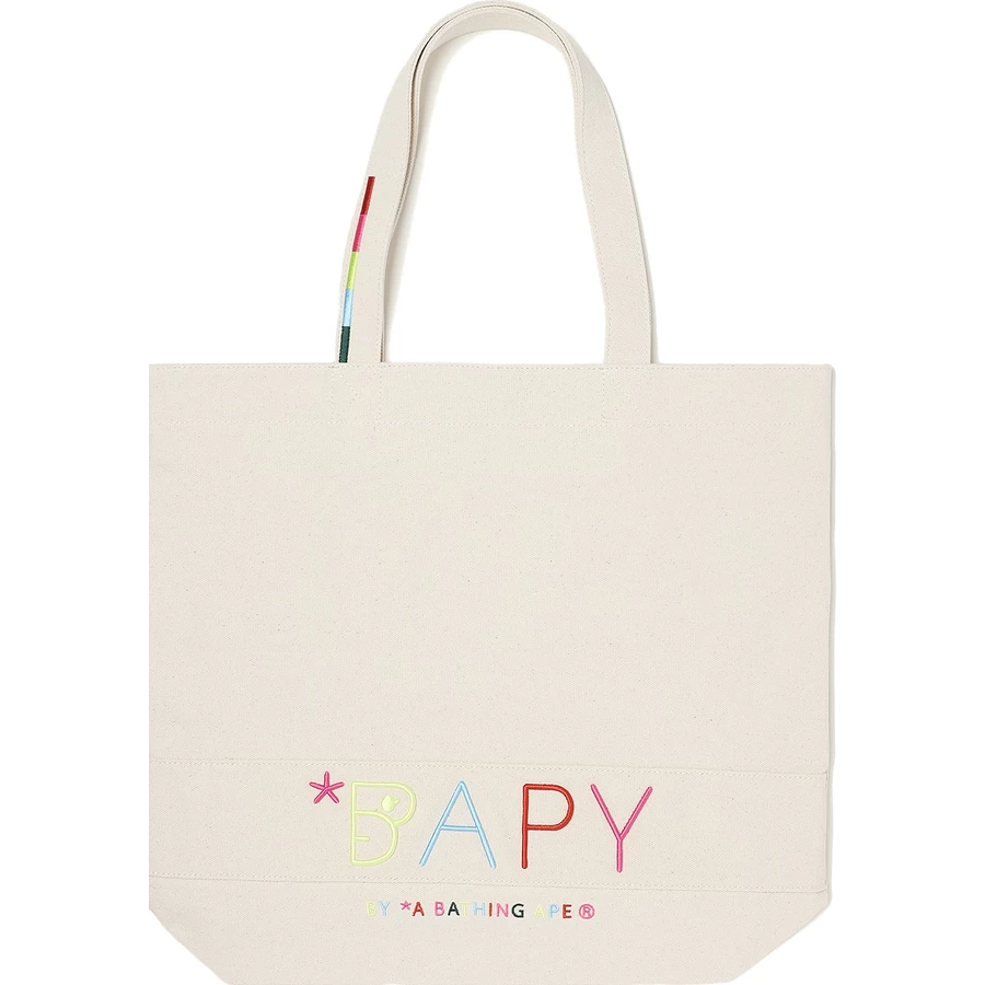 Bape BAPY EMBROIDERED TOTE BAG LADIES