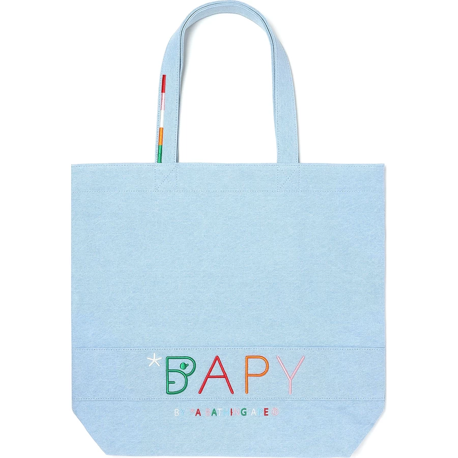 Bape BAPY EMBROIDERED TOTE BAG LADIES