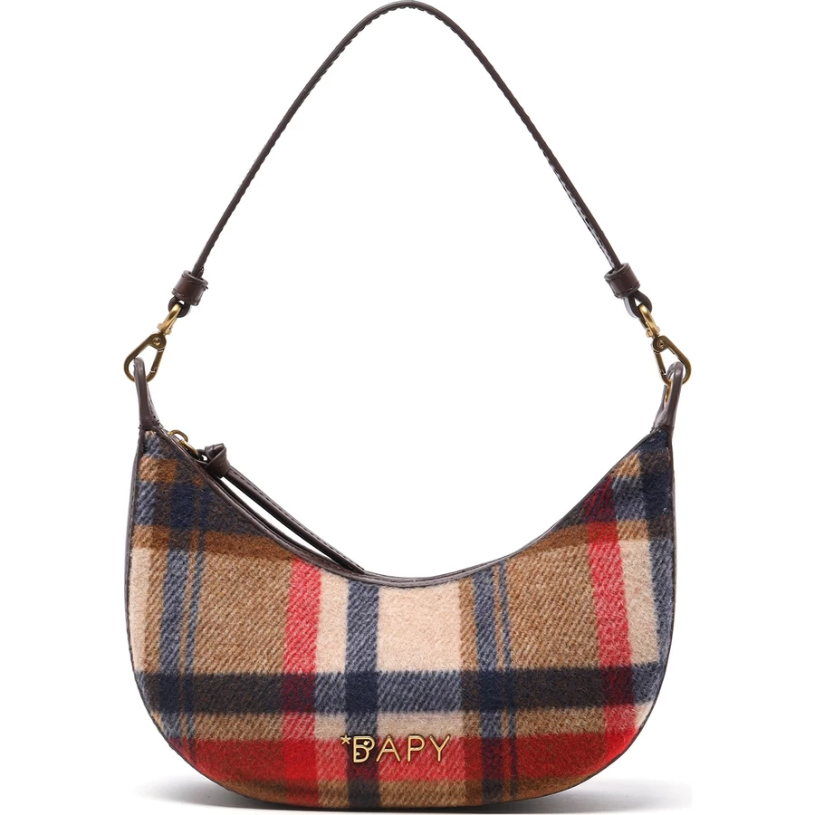 Bape BAPY CHECKED SHOULDER BAG LADIES