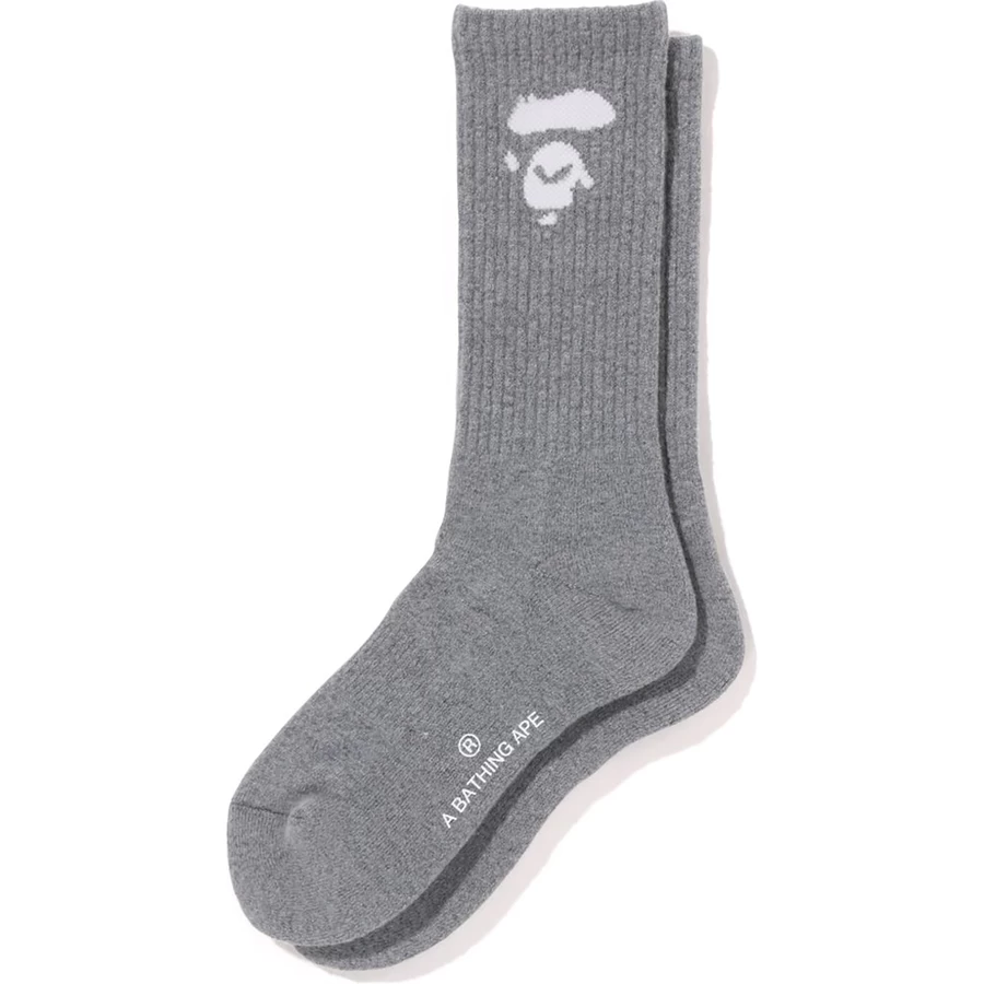 Bape A BATHING APE TERRY SOCKS LADIES