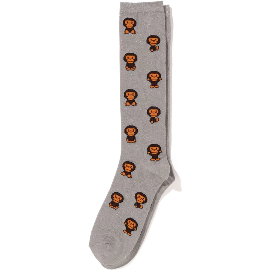 Bape BABY MILO GLITTER SOCKS LADIES