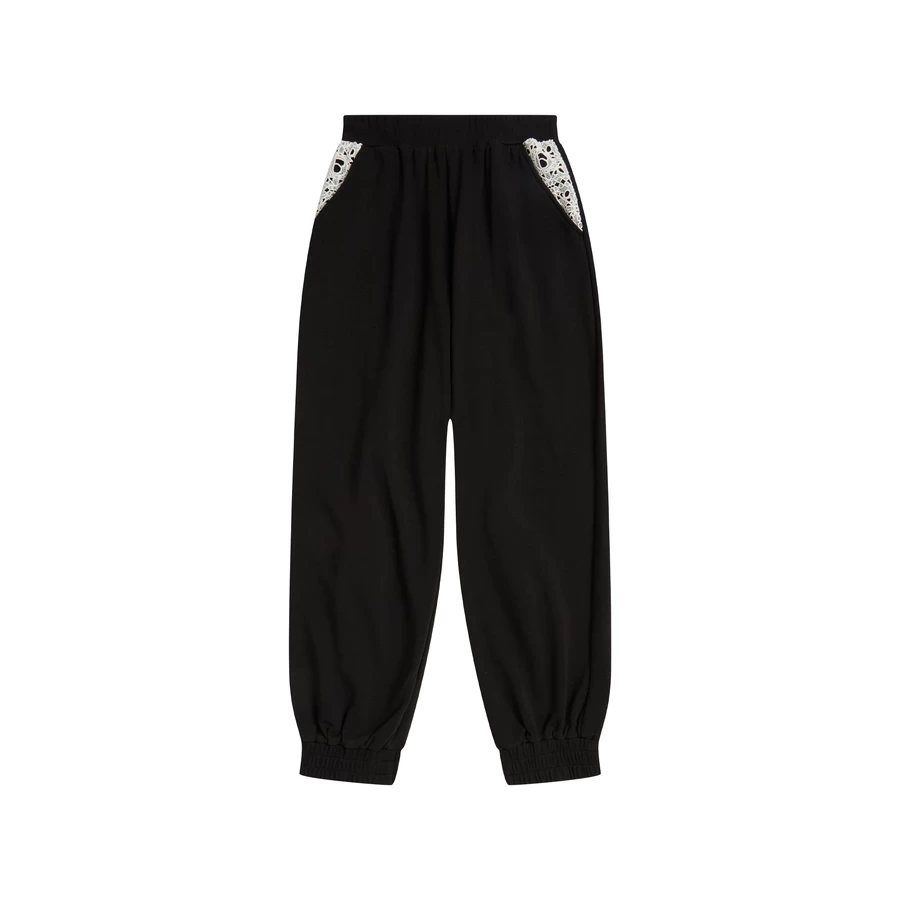 Bape BAPY LACE-PATCHED SWEATPANTS LADIES
