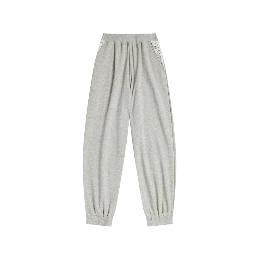 Bape BAPY LACE-PATCHED SWEATPANTS LADIES