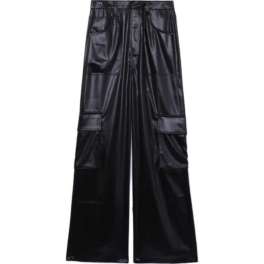 Bape Bapy Satin Cargo Kelnės Moterims