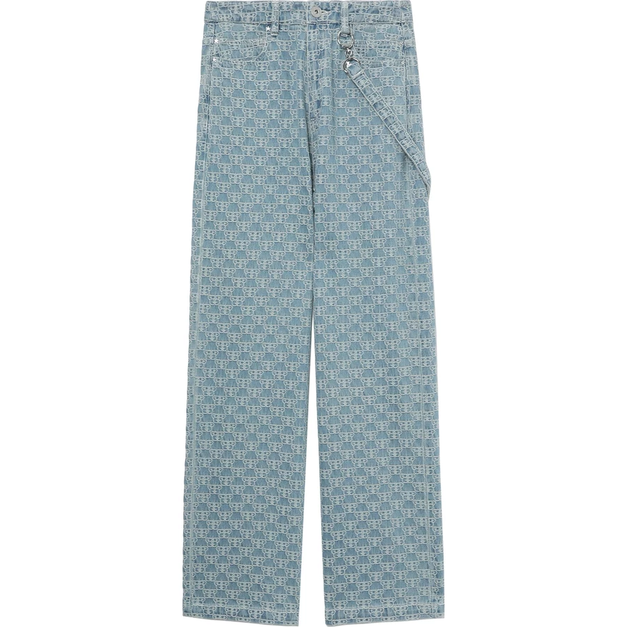 Bape BAPY MONOGRAM JEANS LADIES