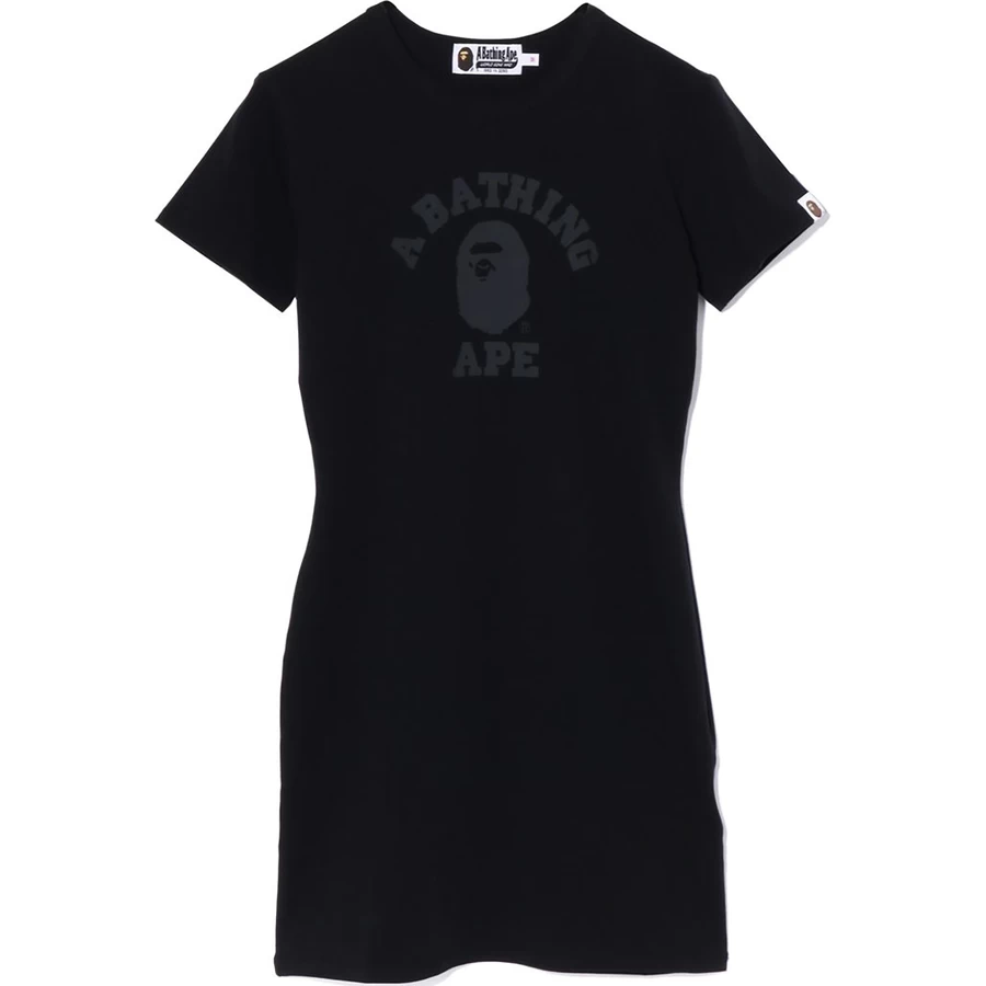 Bape COLLEGE BODYCON TEE ONEPIECE LADIES