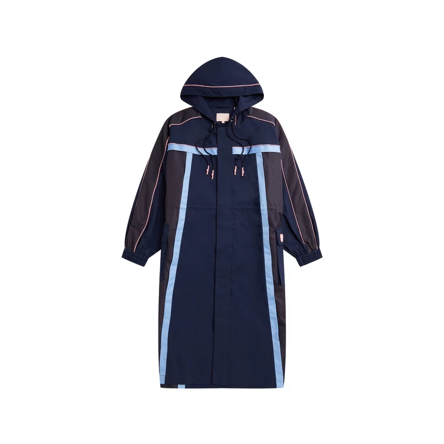 Bape BAPY OVERSIZED PANELLED COAT LADIES