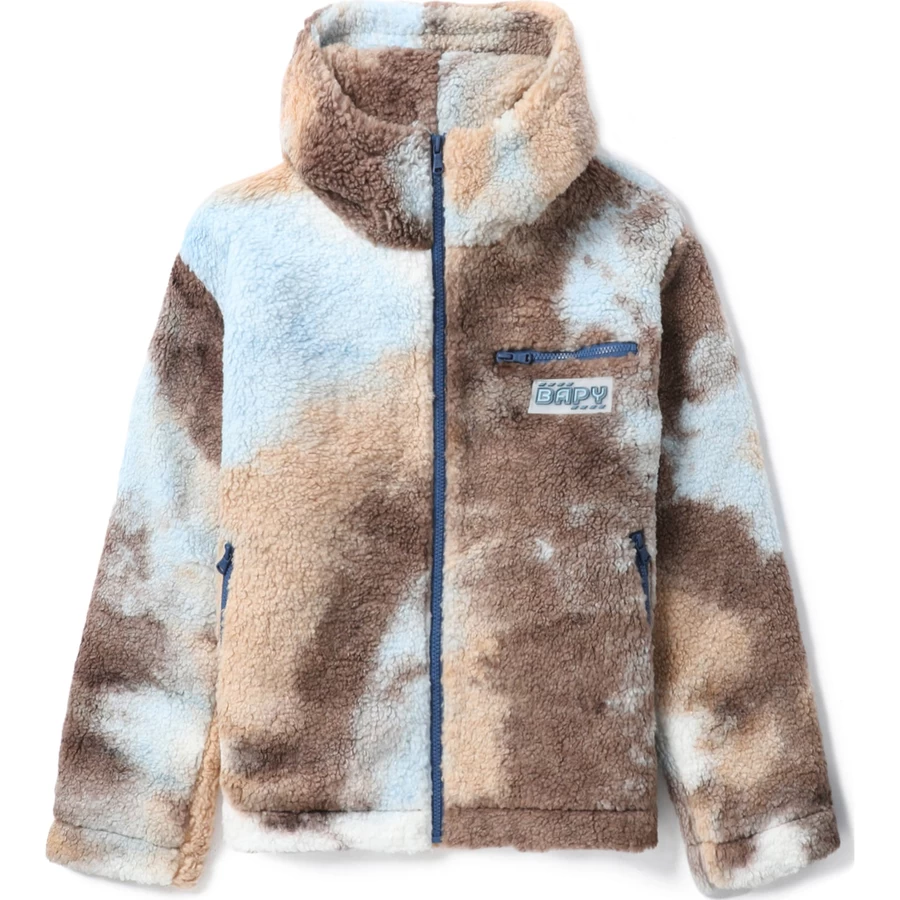 Bape BAPY MULTI COLOR FLEECE JACKET LADIES