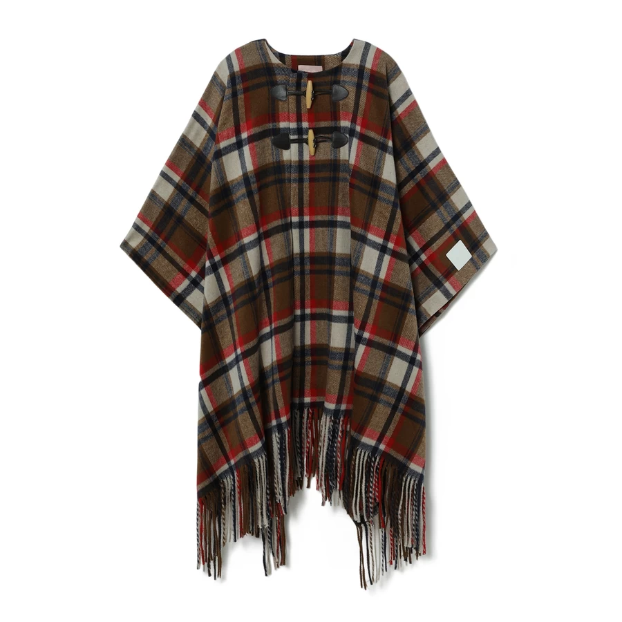 Bape BAPY CHECK CAPE LADIES