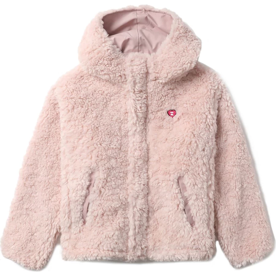 Bape APEE SHERPA HOODIE JACKET LADIES