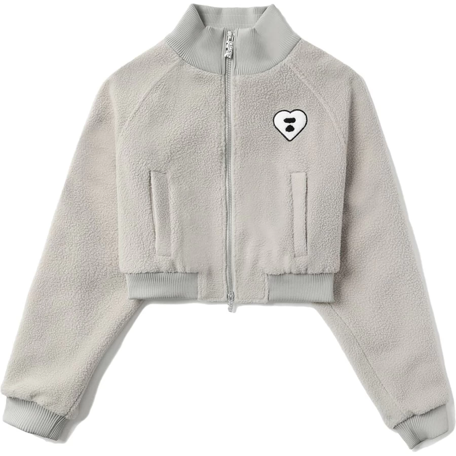 Bape APEE SHERPA ZIP UP JACKET LADIES