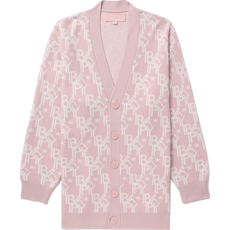 Bape BAPY MONOGRAM CARDIGAN LADIES
