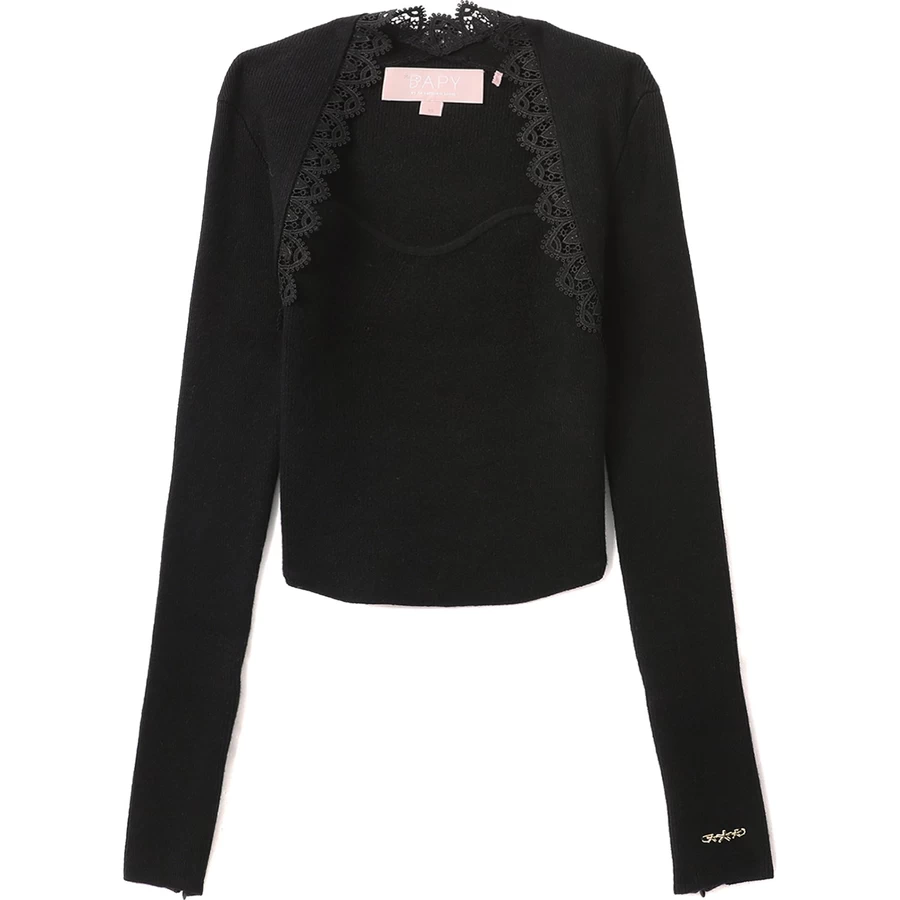 Bape BAPY SWEETHEART KNIT TOP LADIES