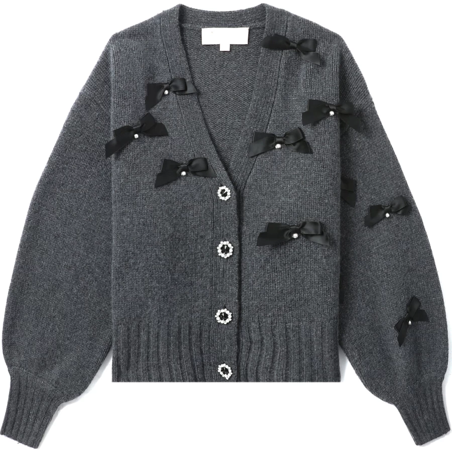 Bape Bapy Cardigan Con Nastro Da Donna