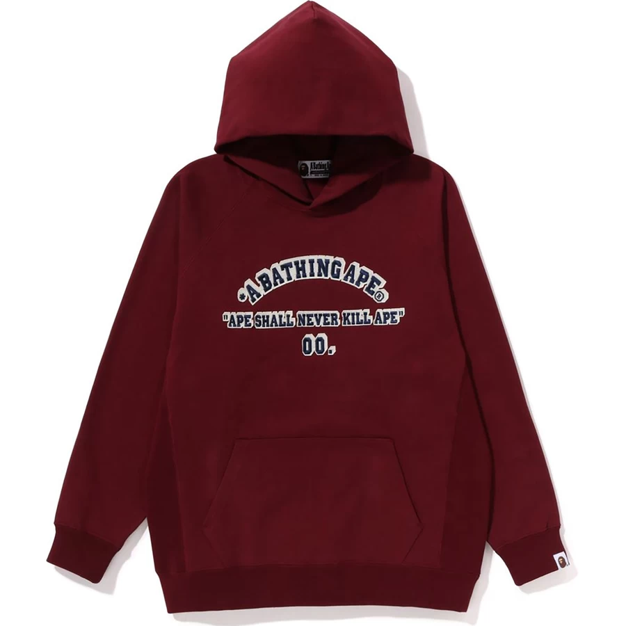 Bape A BATHING APE OVERSIZED PULLOVER HOODIE LADIES