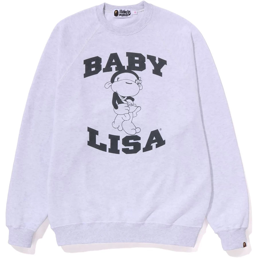 Bape BABY LISA OVERSIZED CREWNECK LADIES