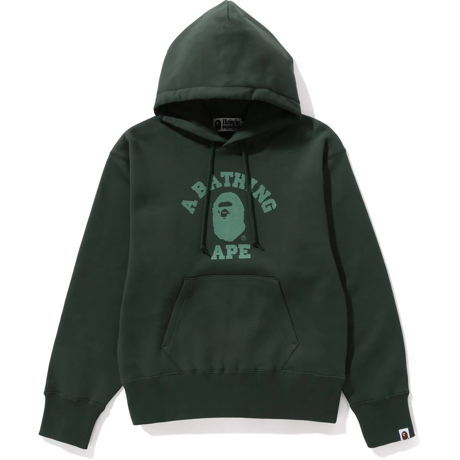 Bape COLLEGE PULLOVER WIDE HOODIE LADIES