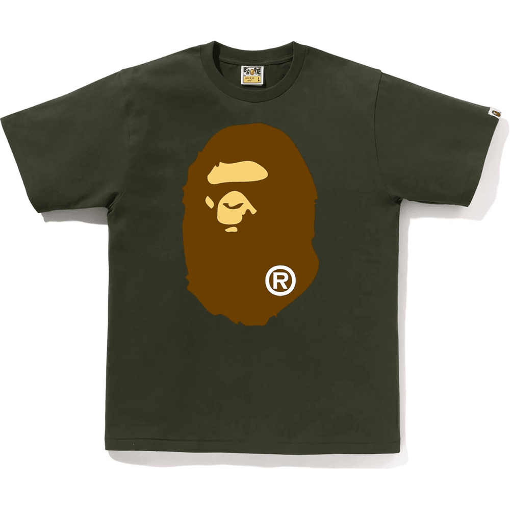 Bape BIG APE HEAD TEE MENS White