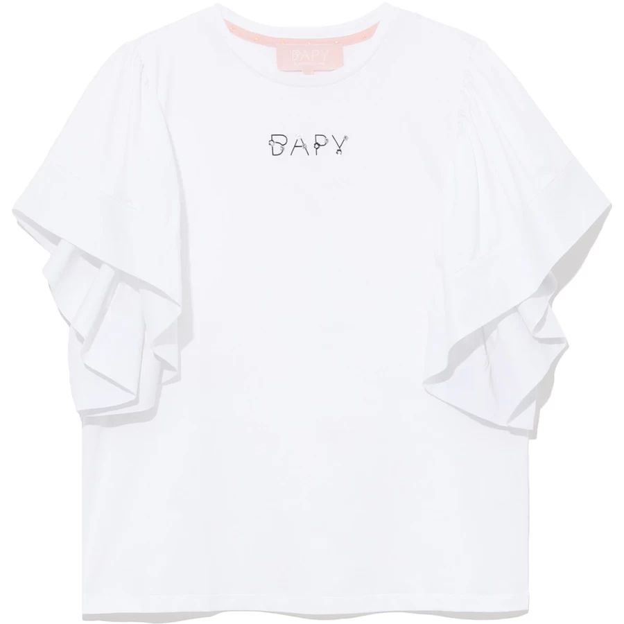 Bape BAPY EMBELLISHED TEE LADIES