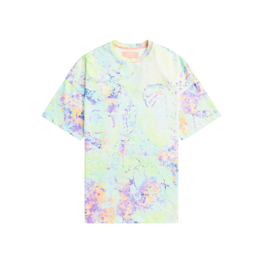 Bape BAPY TIE-DYED EFFECT TEE LADIES