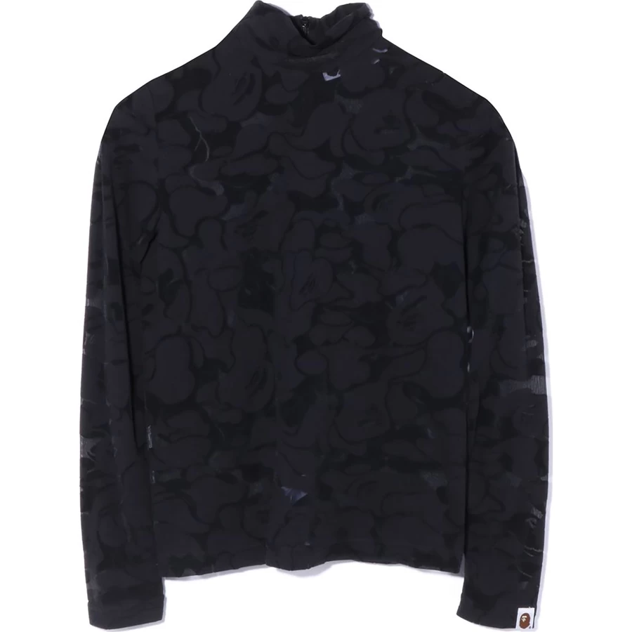 Bape SOLID CAMO L/S TEE LADIES