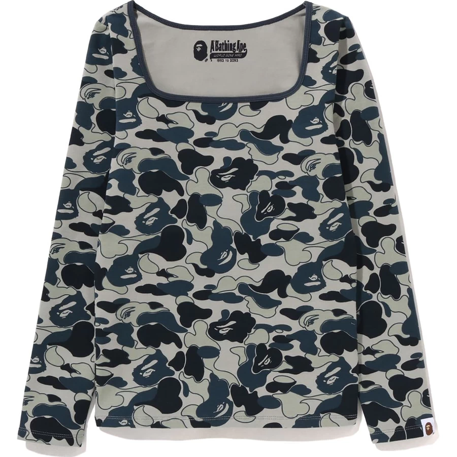 Bape COOKIE CAMO 2 L/S TEE LADIES